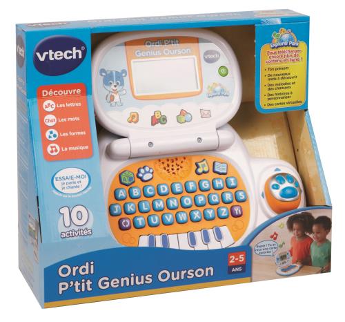 Ordinateur éducatif P'tit Genius Ourson Vtech Bleu