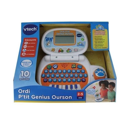 Ordinateur éducatif P'tit Genius Ourson Vtech Bleu