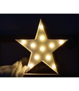 lampe led etoile gris