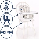 chaise haute napoli gris candy