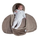 coussin confort avec chancelière amovible beige