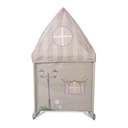 Lit parapluie Sweet Home avec toit beige