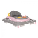 marche bébé buggy rose/gris