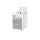 Lit evolutif trend plus blanc artwood