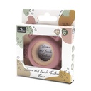 hochet dentition fleure rose