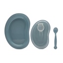 Bol de conservation avec cuillère intégrée