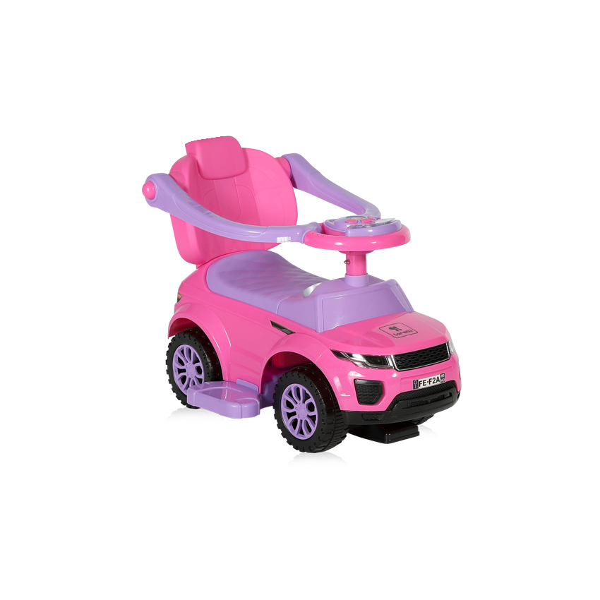 voiture à pousser tout terrain avec poignet rose