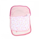 lot de 3 bavoirs rose