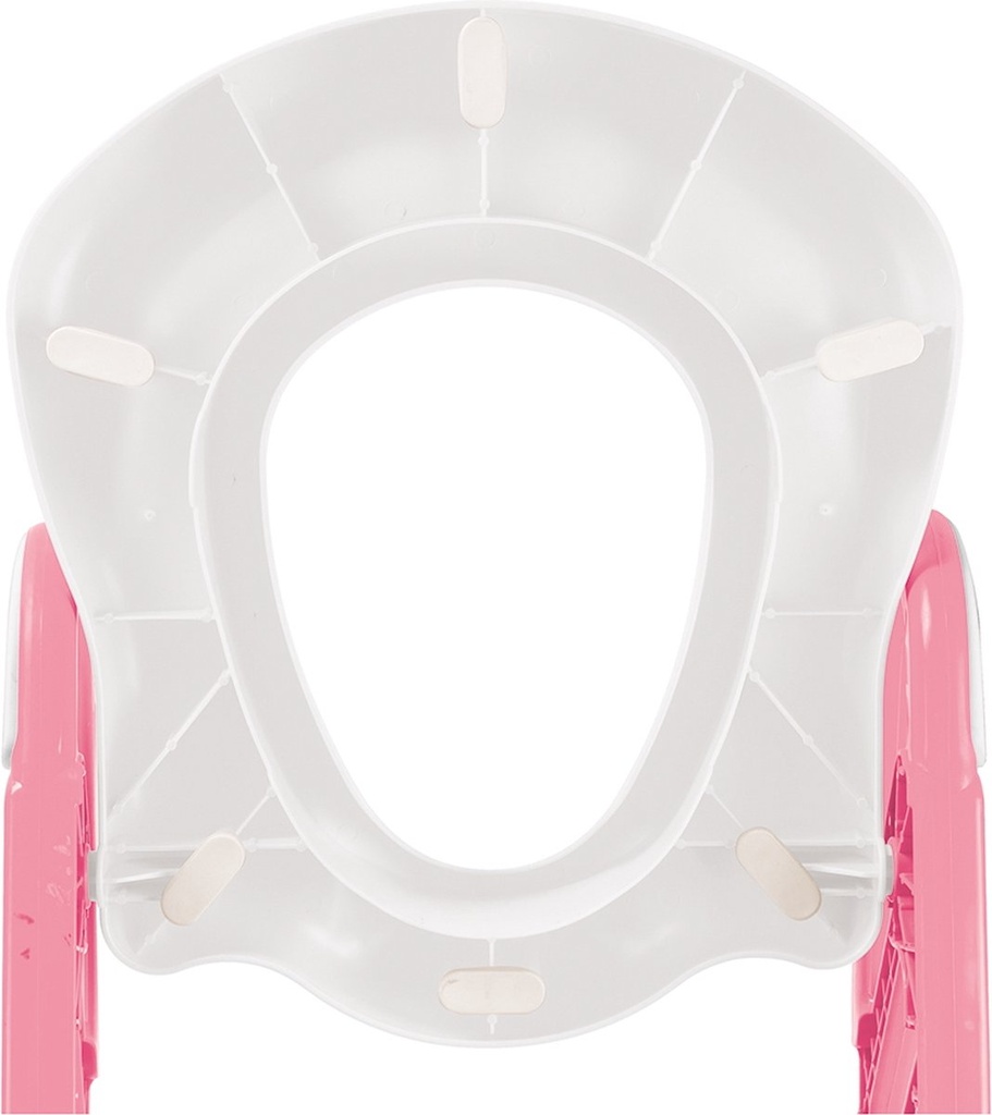 réhausseur wc avec marche rose