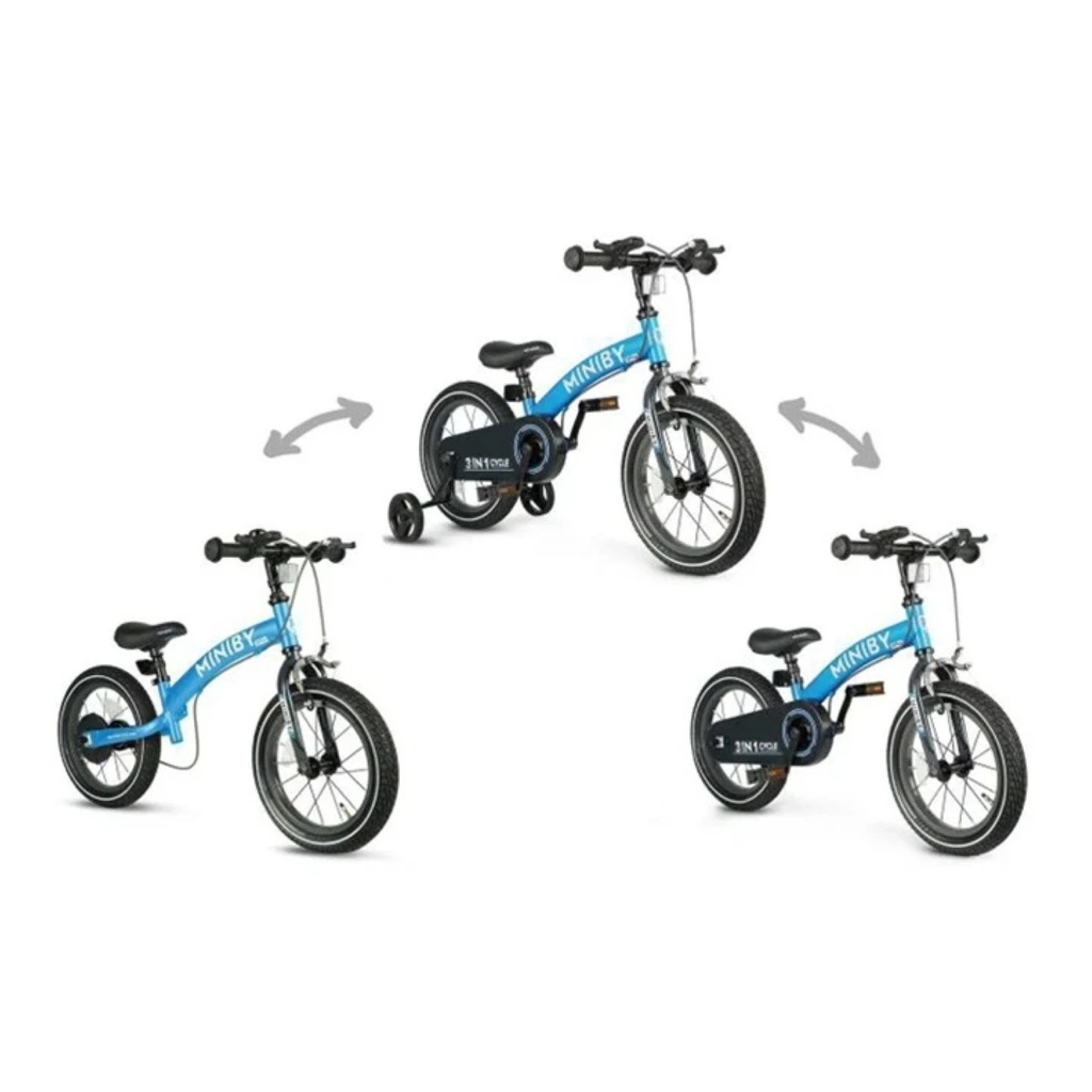 velo miniby 14 pouces bleu