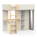 Lit mezzanine camillia gris