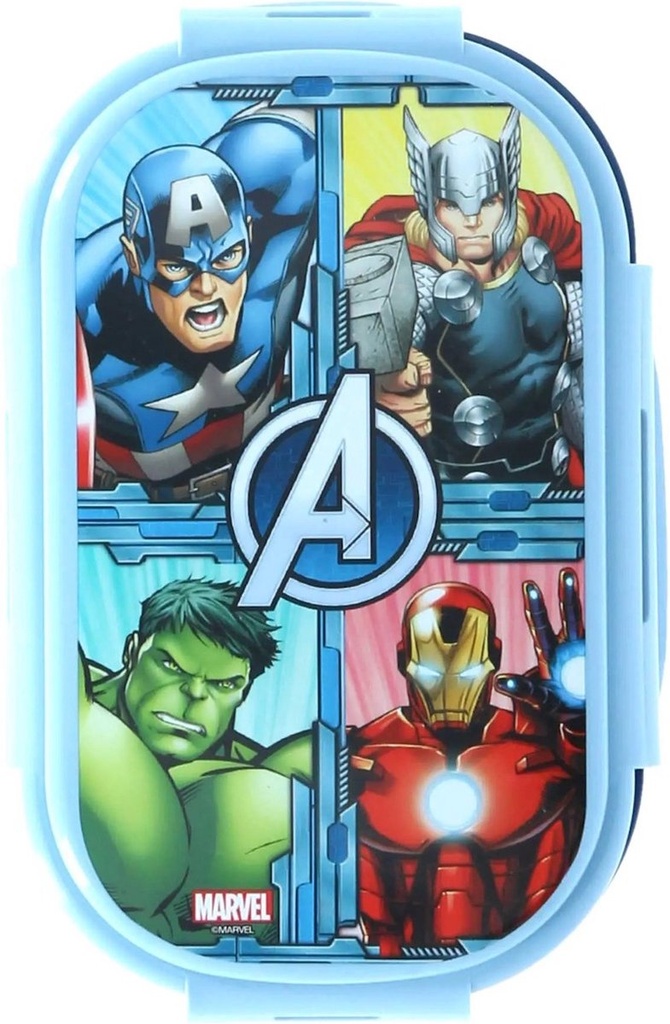 Boîte à lunch Avengers avec couverts