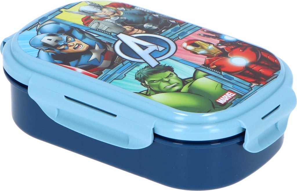 Boîte à lunch Avengers avec couverts