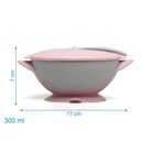 D/BL. SET BOL ET CUILLÈRE 300ML ROSE