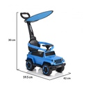 voiture à pousser police bleu