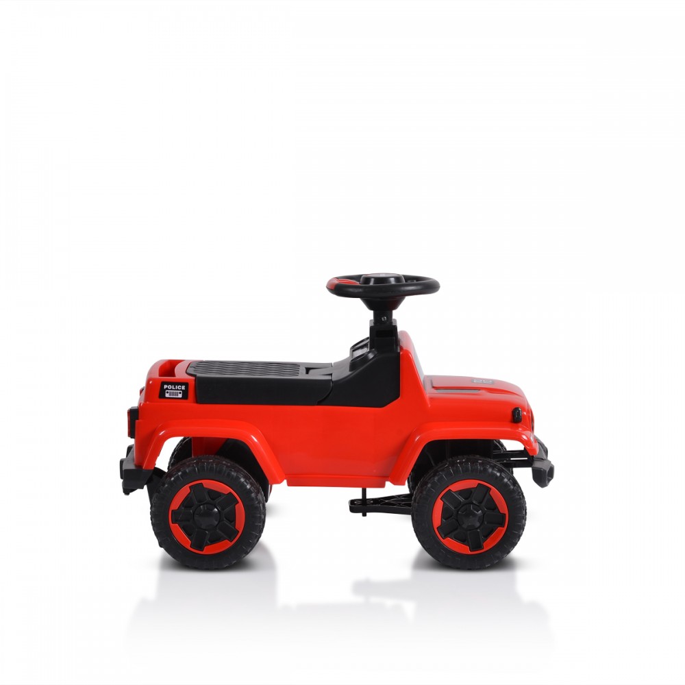 voiture à pousser police rouge