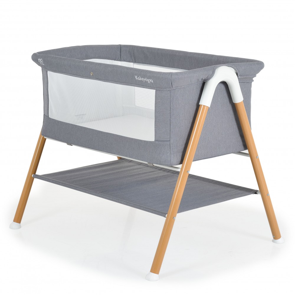 berceau nouveau né gris
