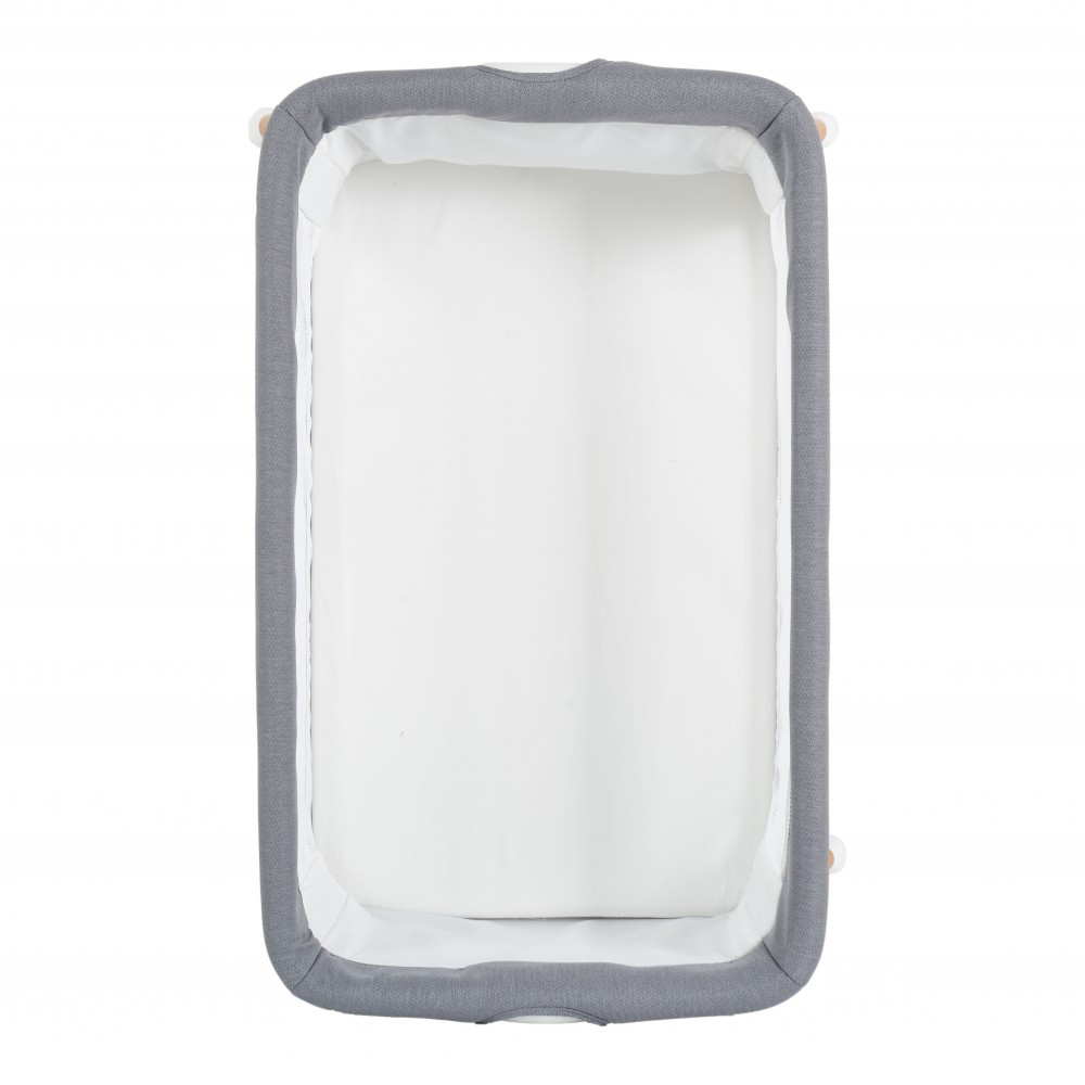 berceau nouveau né gris
