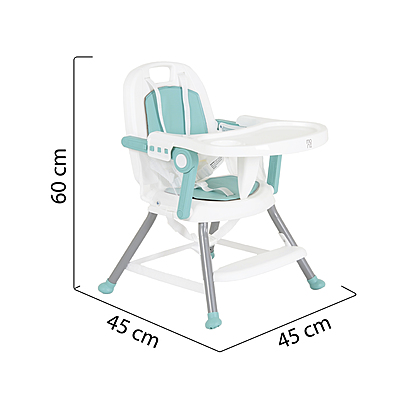 Chaise haute Amaretti vert