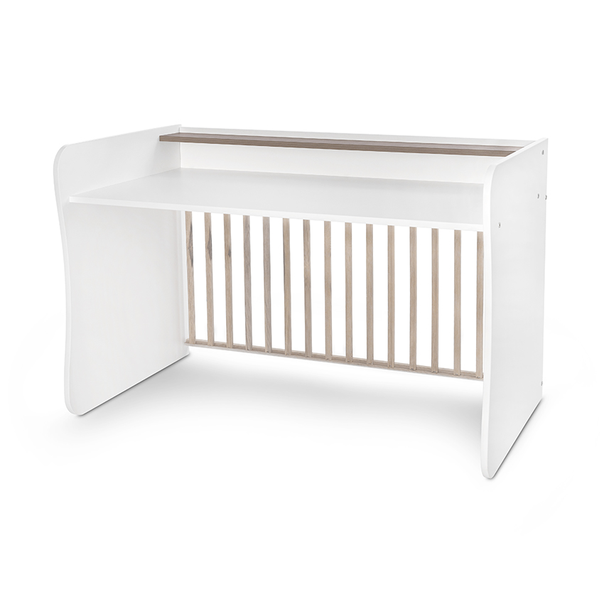 Lit mini max 190/72 blanc/caffe
