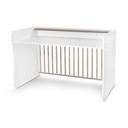 Lit mini max 190/72 blanc/caffe