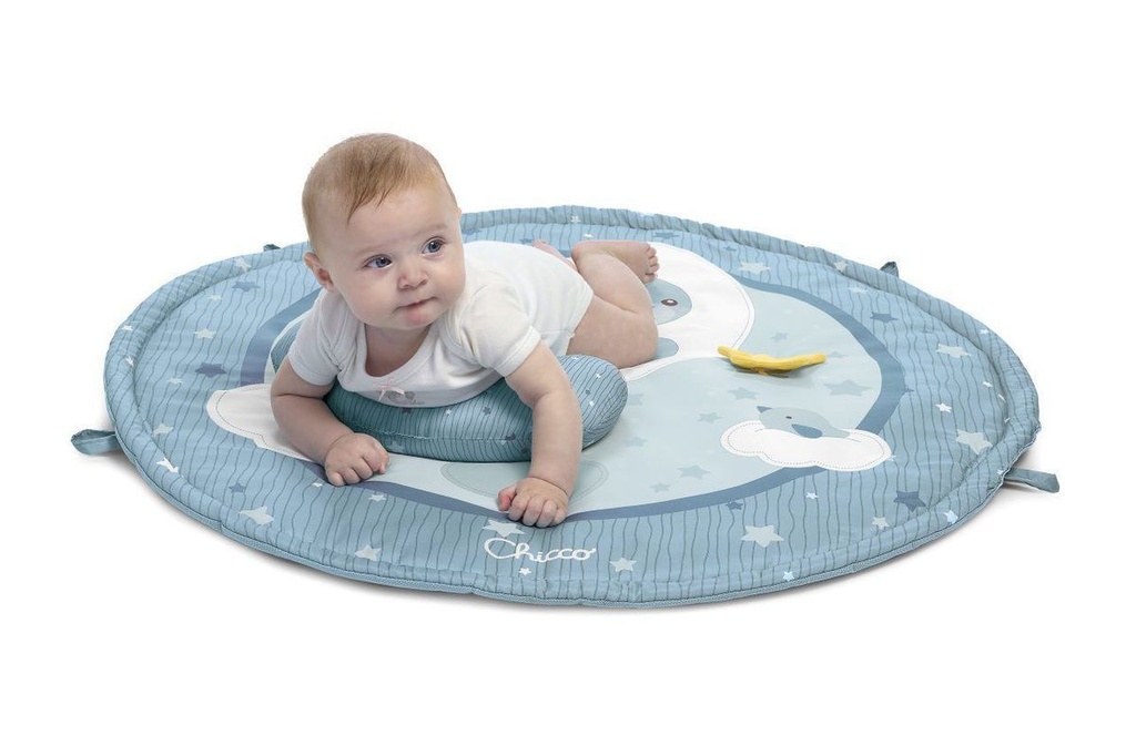 TAPIS D'EVEIL COLORS GYM BLEU
