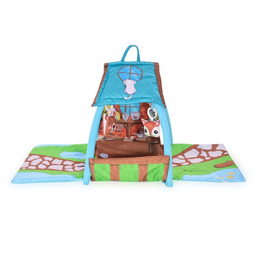 Tapis d'éveil petite maison