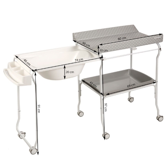 baignoire extensible etoiles blanc