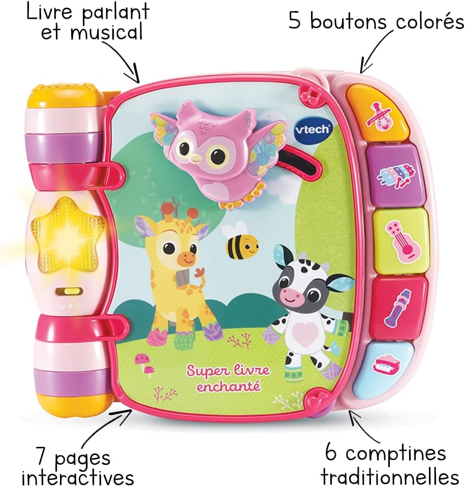 SUPER LIVRE ENCHANTE LOULOUS ROSE