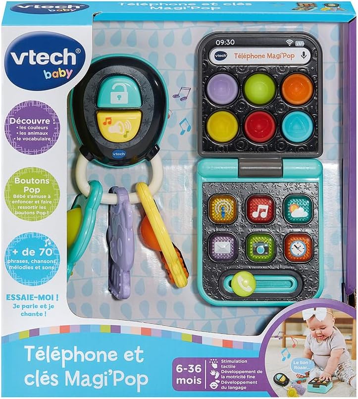 COFFRET CLES + TELEPHONE MAGI POP