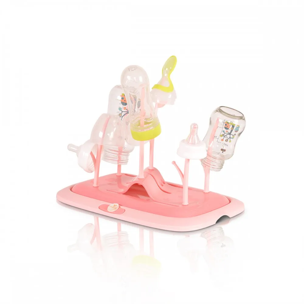 Égouttoir à biberons – Rose Corail