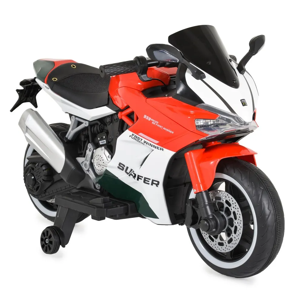 Moto Surfer 12V rouge