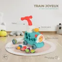 Jouet d'Éveil 3 en 1 : Happy Train Trotteur