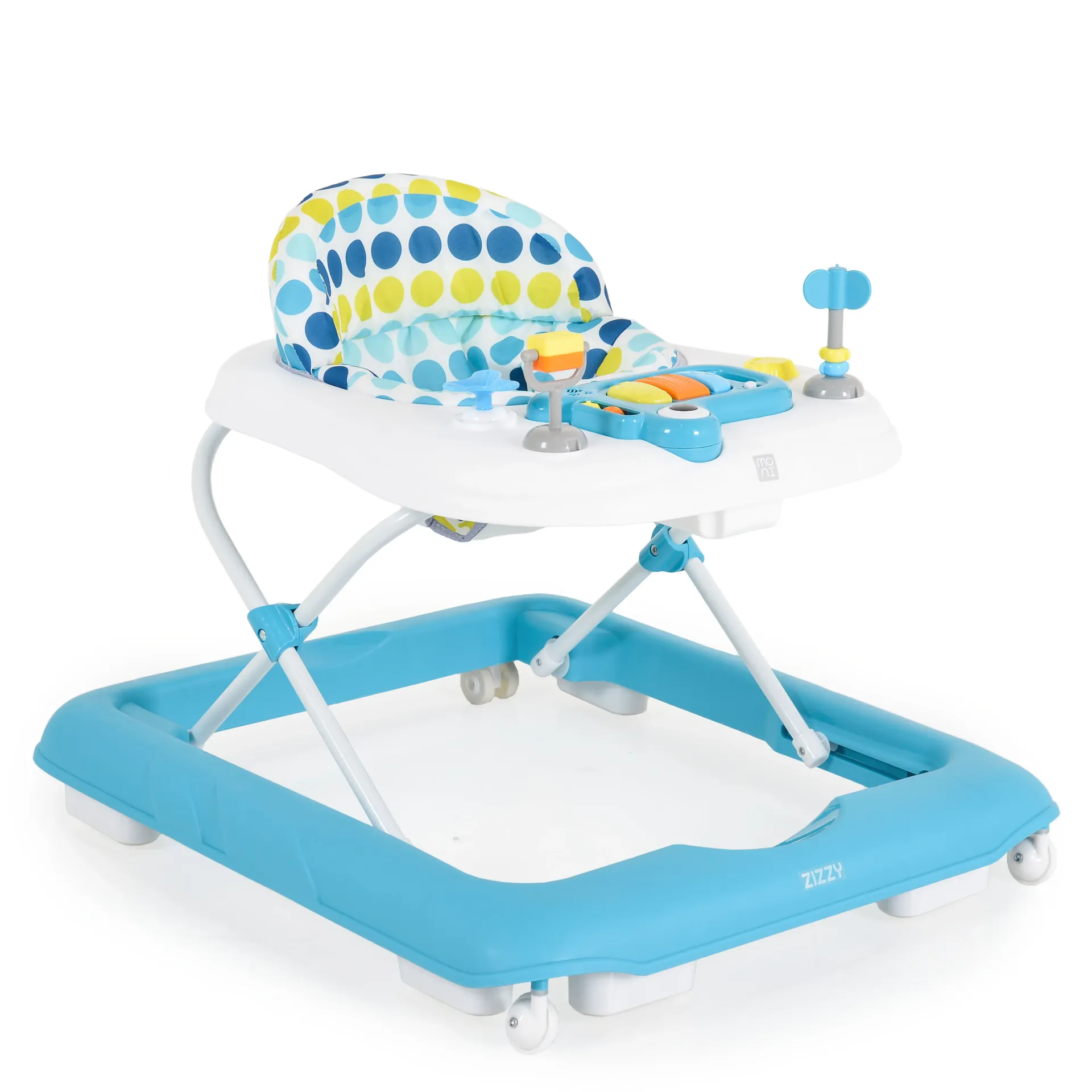 marche bébé piano bleu