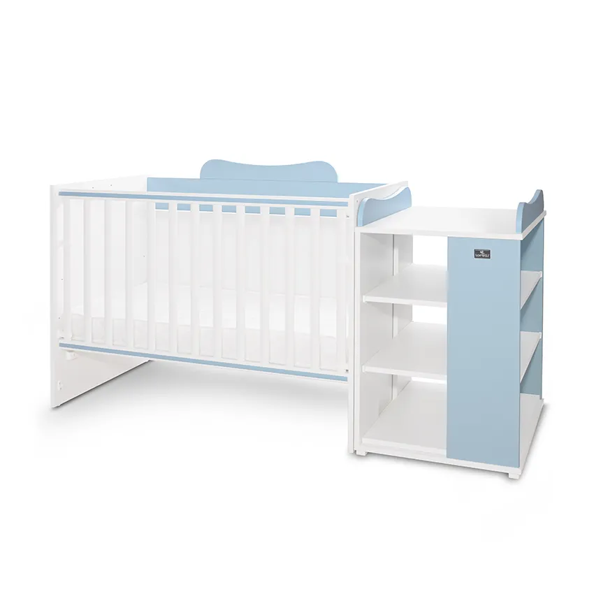 Lit Multi Evolutif Blanc/Bleu
