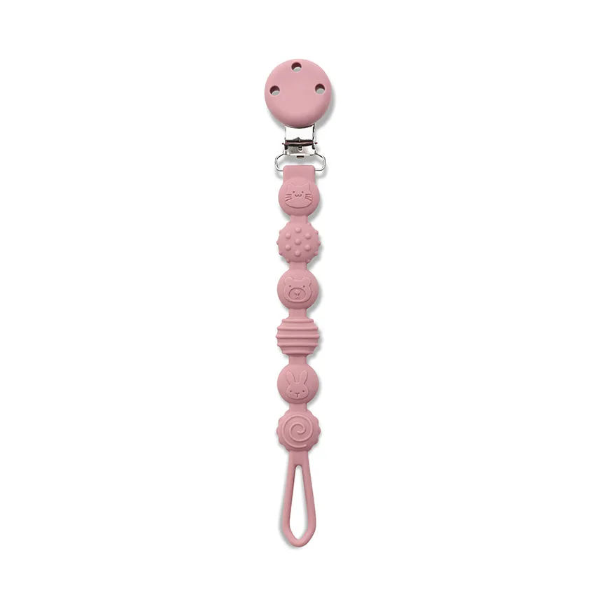 Attache Sucette Rose