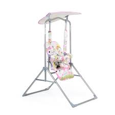 balancelle jardin rose