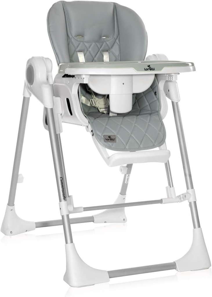 [10090040002] chaise haute camminando gris/vert