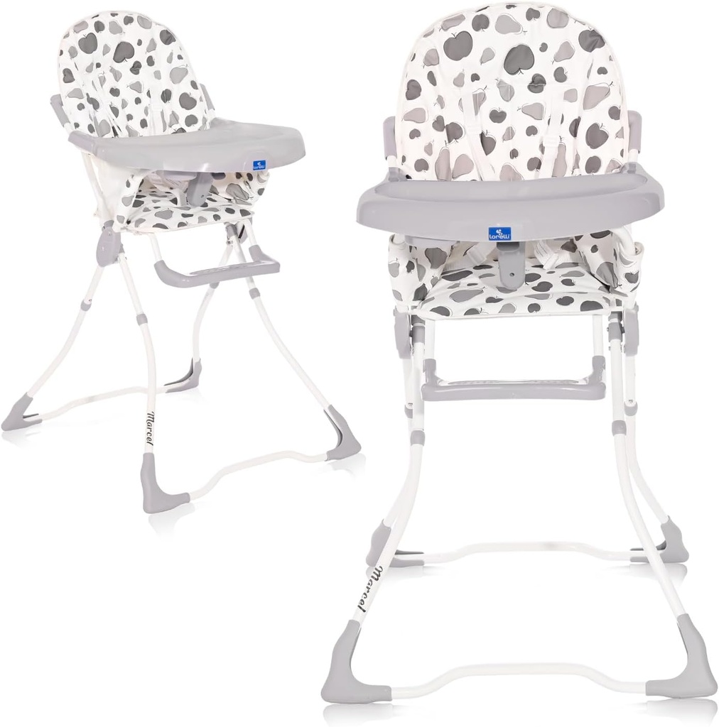 chaise haute marcel gris