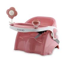 chaise haute nano rose