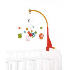 mobille musical happy animal orange