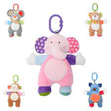peluche d'éveil elephant rose