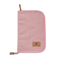 protège carnet santé rose