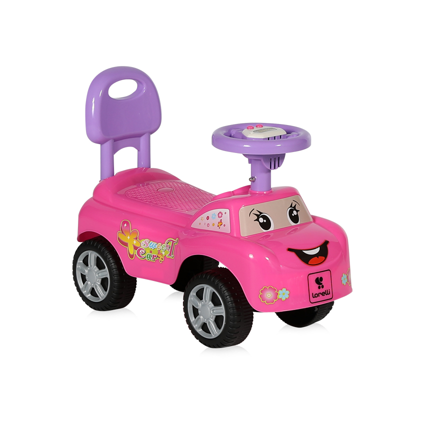[10400040004] voiture à pousser my freinds rose