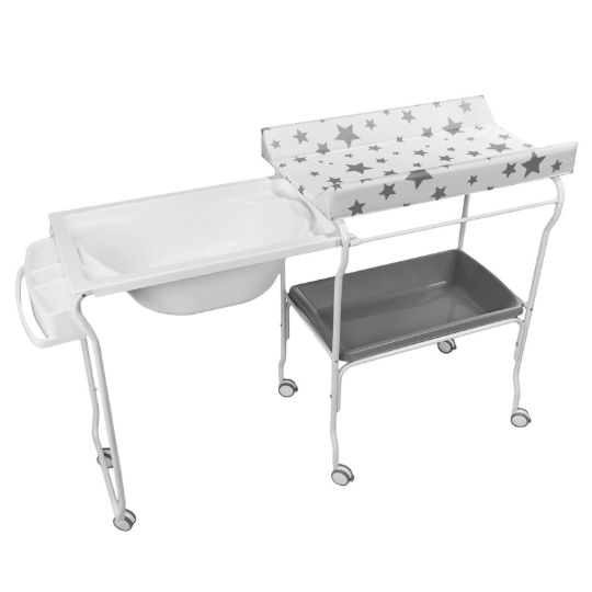 baignoire extensible etoiles blanc