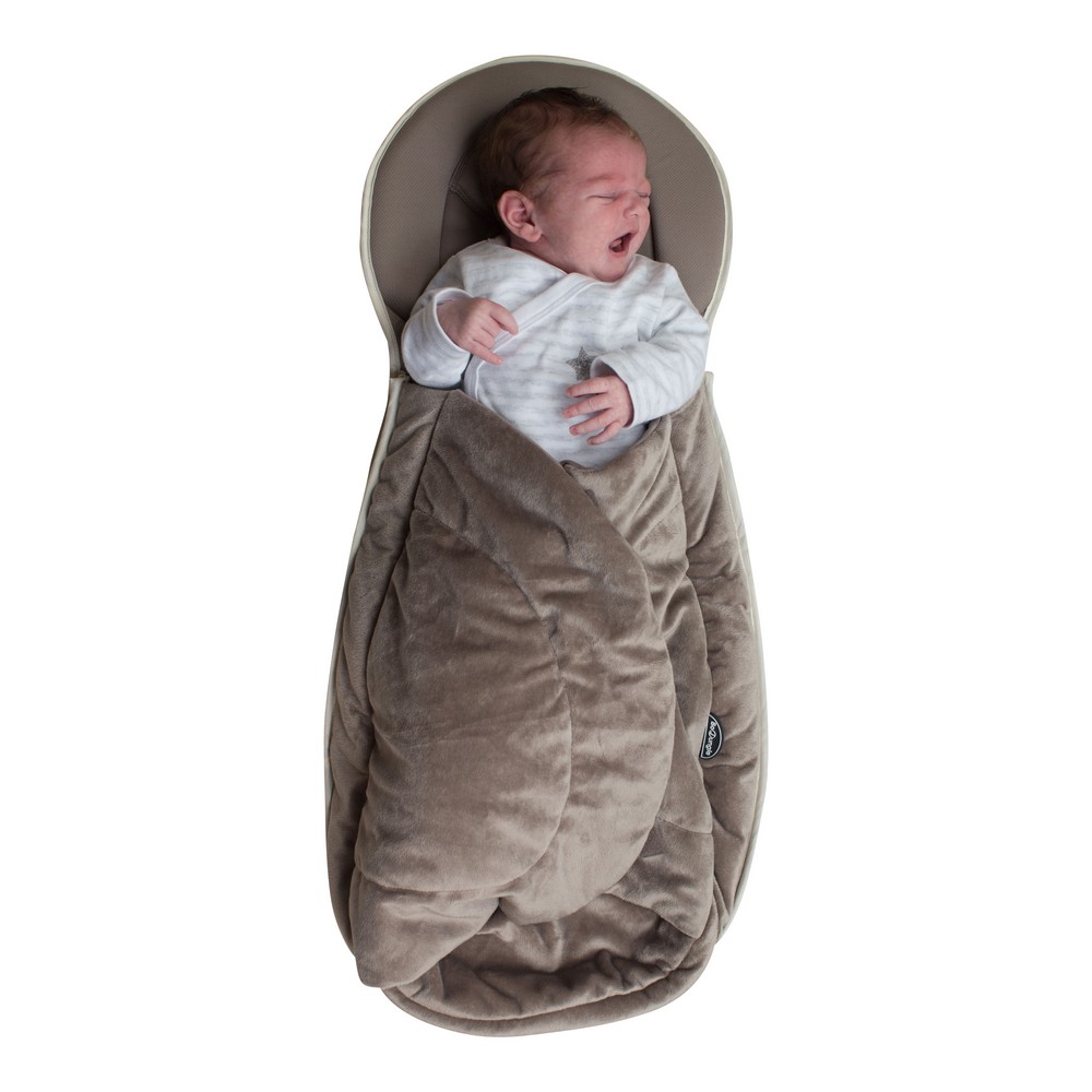 coussin confort avec chancelière amovible beige