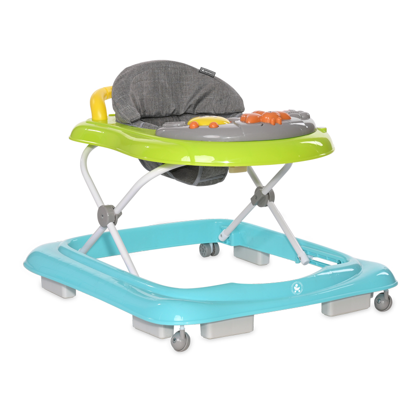 [10120420014] marche bébé buggy vert turquoise