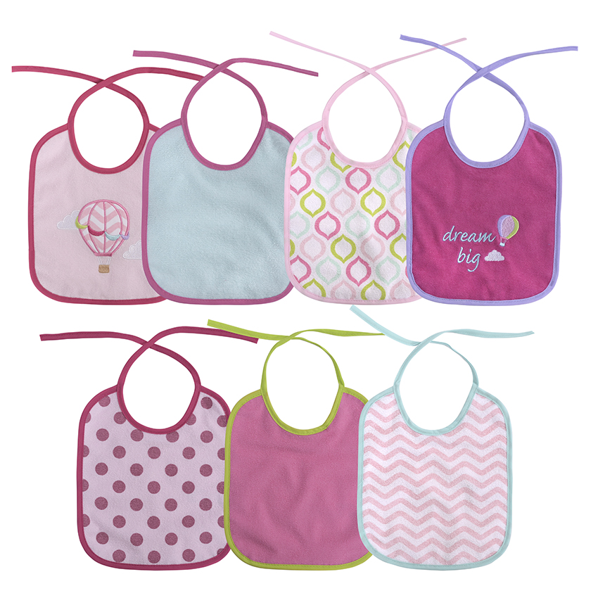 bavoirs 7 pcs fille