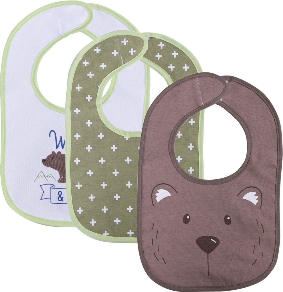 bavoirs 3pcs velcro