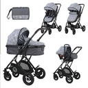 poussette sena set gris